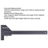 Woodworking Scribing Ruler Marking Measuring Gauge Tshaped Multifunctional Carpentry Tool