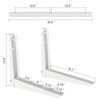 Outdoor Wall Mounting Bracket for Ductless Mini Split Air Conditioners