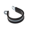 25Pcs 6mm Rubber Cushioned Cable Clamps 304 Stainless Steel Hose
