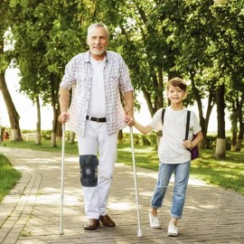 Rodillera Ortopedica Deportiva Con Soporte Estabilizado De Rótula Barra Aluminio Antideslizante y Transpirable Rodillera de Sujeción Menisco Ligamento, Gym y Rehabilitación para Hombre y Mujer S