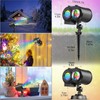 YAZEKY Outdoor Christmas Projector, 24 Films, LED Projection Lamp, 10