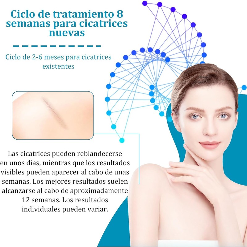 Parches de Silicona para Cicatrices, 2 Rollos Reutilizables e Impermeables