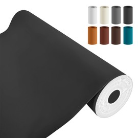 AOOTOOLINK Leather Repair Patch 35X79 Inch Self Adhesive Leather Repair, Large Leather Repair Tape for Couches, Furniture, Car Seats, Cabinets, Sofa, Handbags (Black, 35X79 Inch)