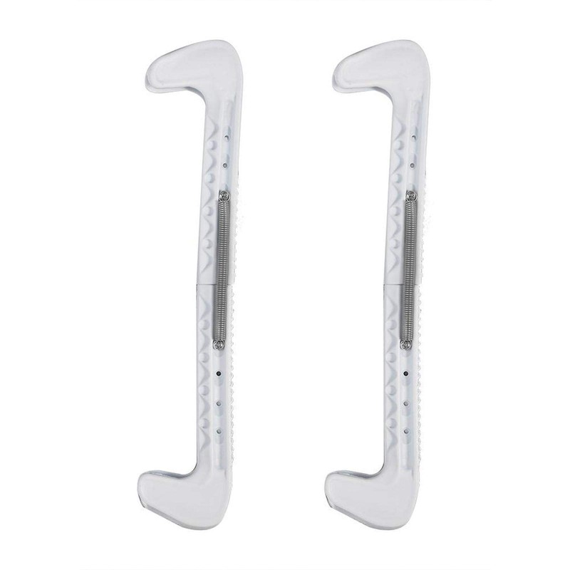 MOUMOUTEN Ice Skate Covers,1 Pair Plastic Ice Hockey Skate Blade