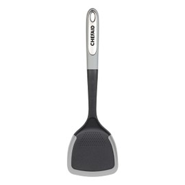 Chef Aid Nylon Jumbo Turner, Essential Kitchen Utensil, Includes Grating Surface, Non-Slip Grip Handle, Non-Stick Safe, BPA Free