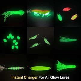 Aramish GloCast - Instant Charger for Glow Lures Baits Jigs Plugs Spoons Powerful UV LED Light