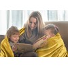 Utopia Bedding Utopia Bedding Fleece Blanket Twin Size Gold 300GSM