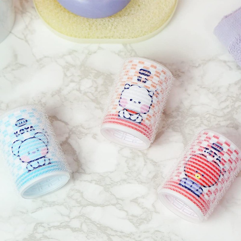 BT21 ミニニ ヘアロール かわいいキャラクターのヘアローラー (TATA)