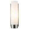 Elina Bathroom Vanity Light – Brushed Nickel w/Frosted Shade -
