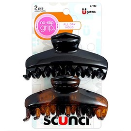 Scunci No Slip Jaw Clip - 2 Pcs