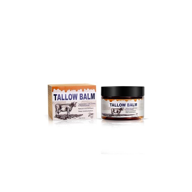 IZBEAUVO-Beef Tallow natural skin balm, deep moisturization balm, hydrating tallow