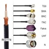Superbat RF RG174 Coaxial Cable 17ft (518cm) 50 Ohm Mini