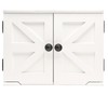 Excello Global Products Barndoor Spice Cabinet, White