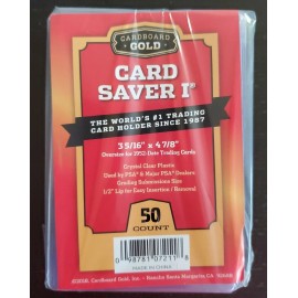 Cardboard Gold 50 Card Saver 1 Cardboard Gold PSA BGS SGC CGC Semi-Rigid Grading Card Sleeves