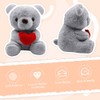 Fouvin Teddy Bear (Love + Grey)
