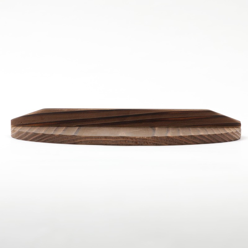 Grilled Cedar Wood Lid, 8.3 inches (21 cm), Pot Lid,