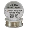 20 Ga Tinned Copper Buss Wire 100 Ft. Spool