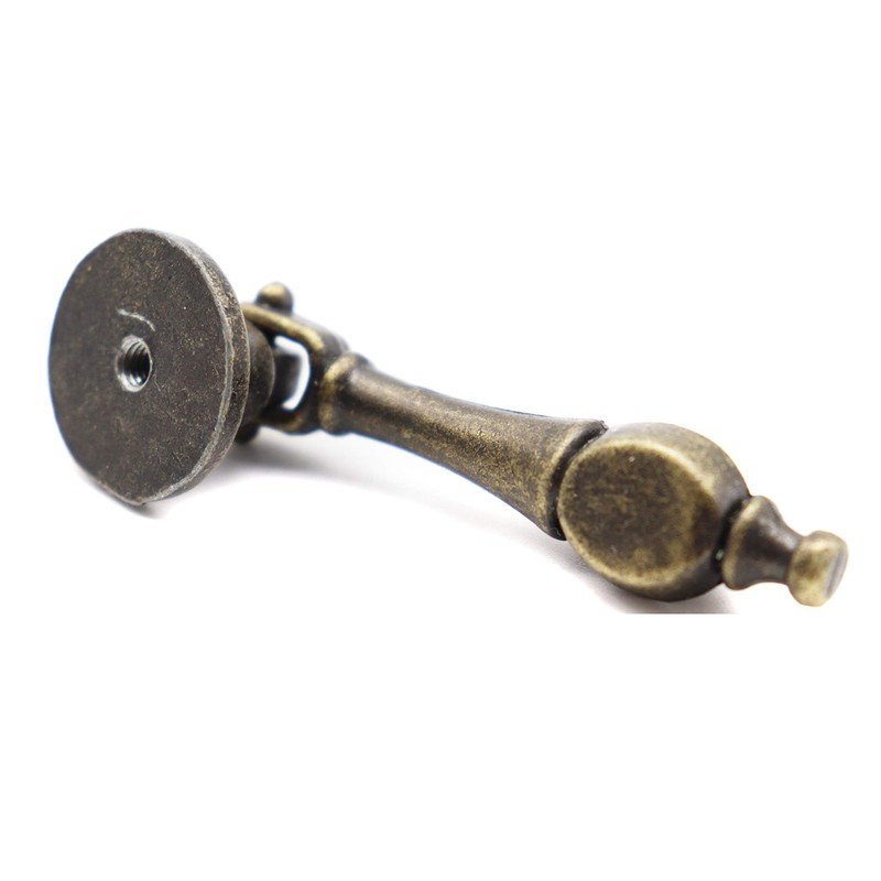 binifiMux 5-Pack Antique Vintage Pulls with Pendant for Dresser Drawer