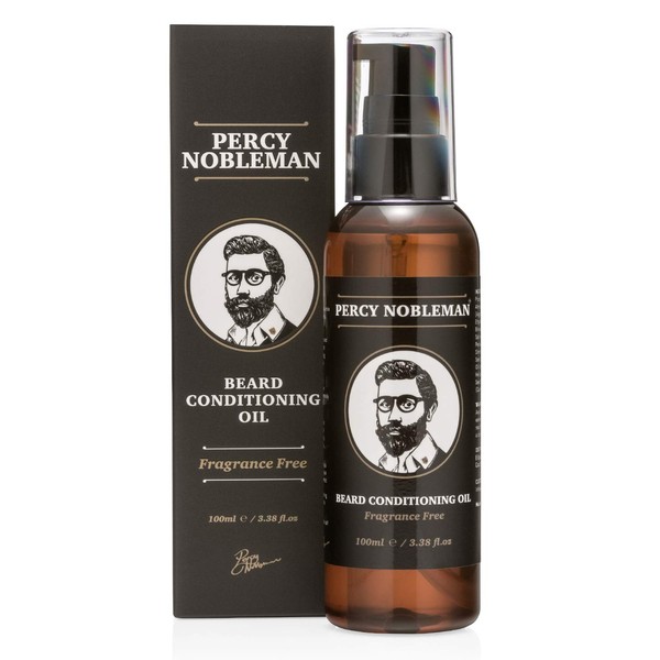 Percy Nobelman Beard Conditioning Oil, Signature Scented, 3.38 Ounce