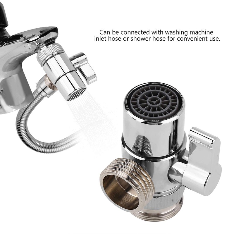Grifo Desviador Lavabo Grifo de Agua Válvula de Latón Ducha