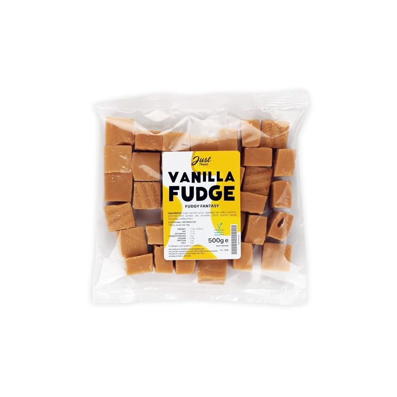 Just Treats Vanilla Fudge (500g Share Bag)