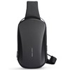 Mark Ryden Men's Hard Shell Sling Bag, Anti-Cut and Anti-Impact