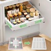 BUFOR 1 Pack Pull out Cabinet Organizer, Width (12"-19") Depth