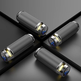 AMTAST Mini Colorful LED Light Car Air Quality Purifier Efficient Purification and Health Particle Carbon Filter