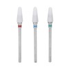 3pcs Ceramic Nail Drill Bit Set Gel Removal Nail Polishing