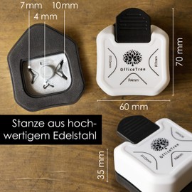 OfficeTree Corner Rounding Punch 3-in-1 Corner Punch for Paper - 3-Way Paper Punch Corner Punch for Photos - Corner Round for Solid Paper, Invitation Cards, Gift Cards