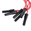 RLP Silicone Spark Plug Wires Set 8.0mm Red Replacement for