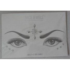 A face eye shadows tattoo sticker Festival temporary body face art gems tattoos sticker (M53g021)