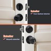 Solidware Entry Door Knob and Single Cylinder Deadbolt Combo, Keyed