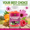 Just Nutrients Elderberry Gummies with Vitamin C, Echinacea, Propolis (60