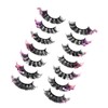 Healeved 7 Pairs False Eyelashes Women Lash Clusters Individual Lash