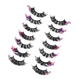 Healeved 7 Pairs False Eyelashes Women Lash Clusters Individual Lash Extensions Diy