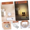 Levemolo Crystal Ball Night Light: Pattern Crystal Ball with Wood