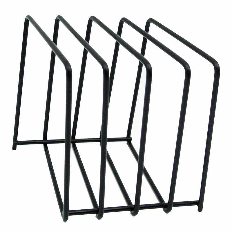 L-Premium Vinyl Record LP Storage Rack - Black