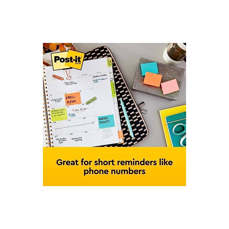 3M Post-it notas adhesivas color capetown de 1 3/8 x