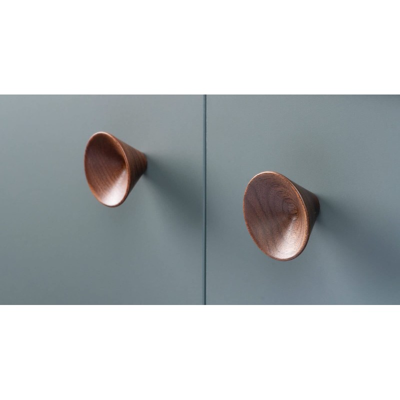 Gedotec Wooden Furniture Knobs, Pack of 1 Door Knob for