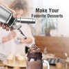 SimCoker Whipped Cream Dispenser,Aluminum 500ml Whipped Cream Maker,3 Decorating Nozzles,1