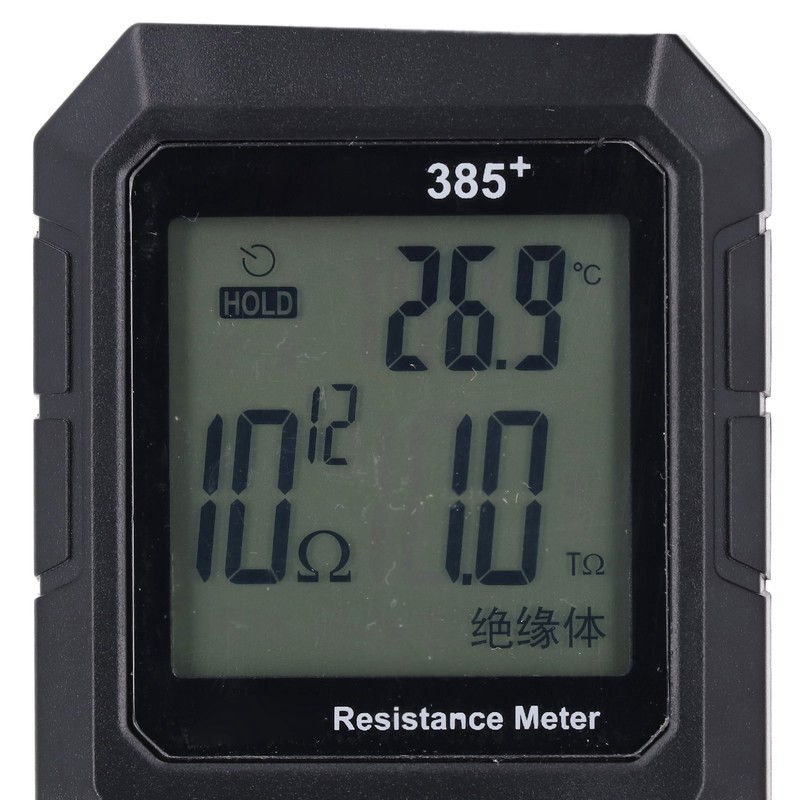 Resistance Tester LCD Display Auto Recognition Quick Response Resistance Meter