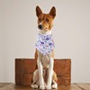 1Pcs Floral Dog Bandana,Spring Daisy Flower Pet Triangle Bib Scarf