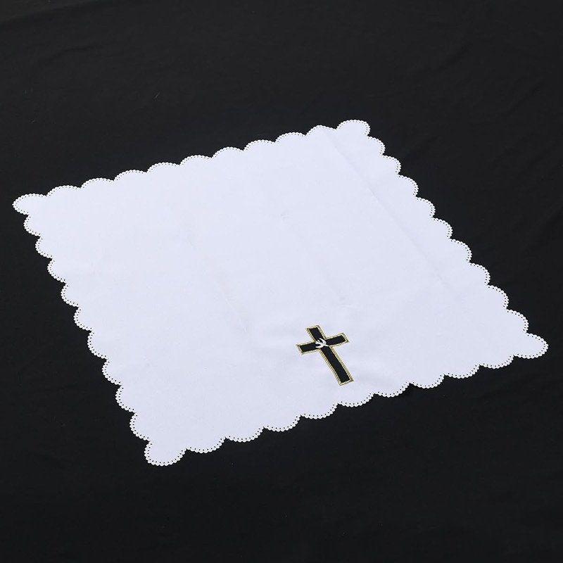 BLESSUME Church Altar Corporal Square Chalice Altar Cloth (C)