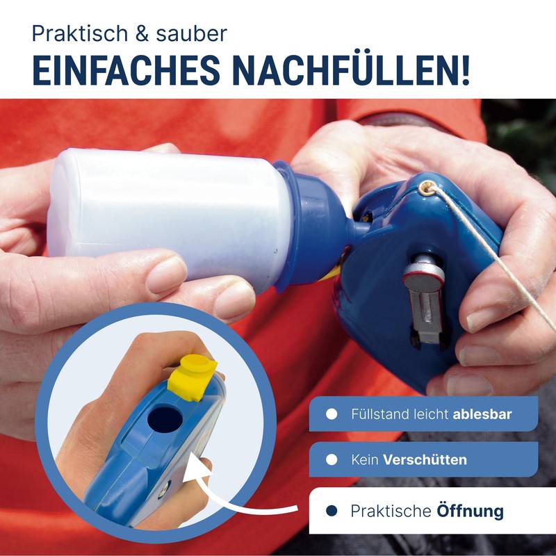 Kaufmann Chalk Line Set, Blue, 20 m Marking Line with