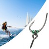 LBING 95 Pieces Fishing Hooks Set 30 Pieces Thread Boilie