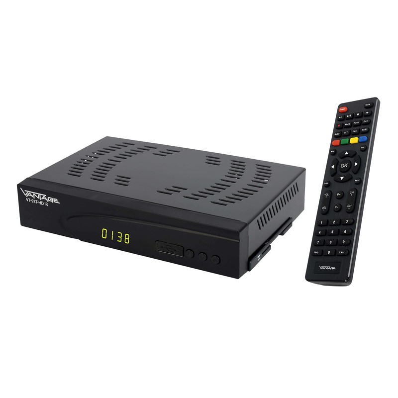 Vantage VT-93 DVB-T2 Receiver for Italy (Italian Menu Navigation, HD