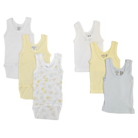 UD_Unisex Baby 6 Pc Onezies And Tank Tops Nc_0514l