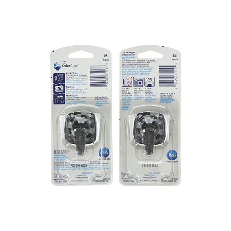 Febreze - Ambientador para Rejilla de ventilación de Coche, 4