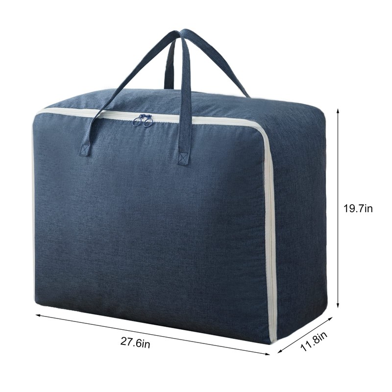 Surblue Clothes Storage Bag Organizer with Durable Handles Thick Fabric